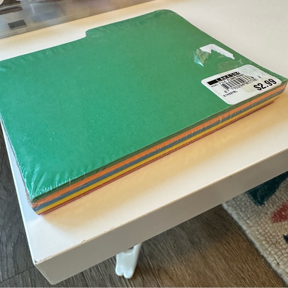 Mini File Folders - Red - Picture 3 of 4